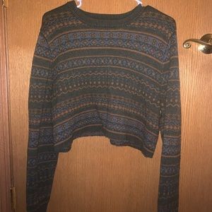 cropped vintage sweater